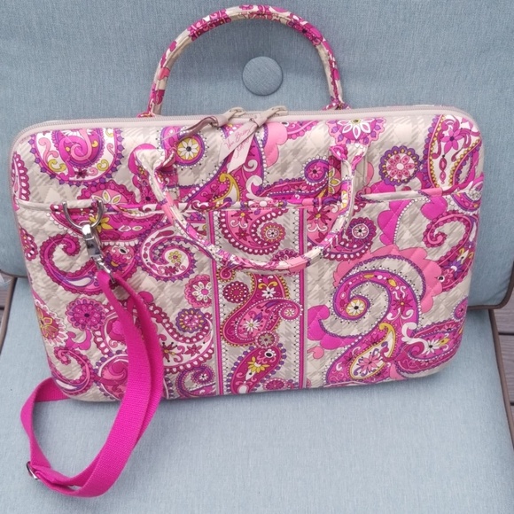 Vera Bradley Bags Euc Vera Bradley Paisley Laptop Case Poshmark
